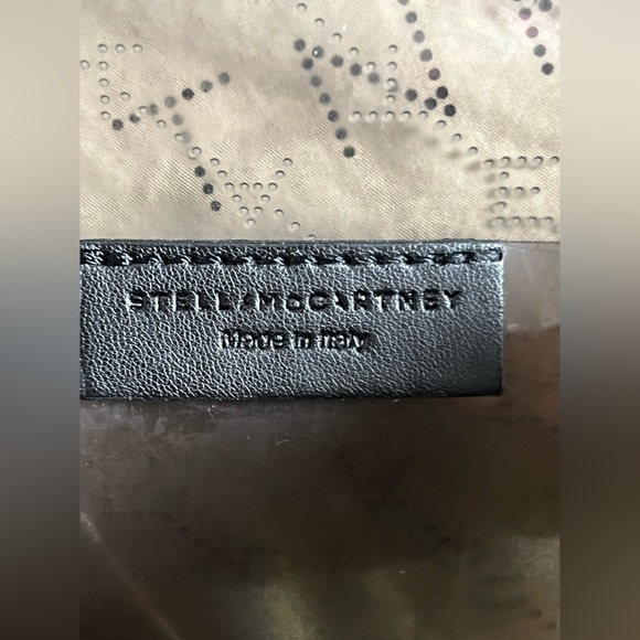 Stella Mccartney Falabella Mini Monogram Tote Bag in Black PVC-FREE SHIPPING - Picture 6 of 16